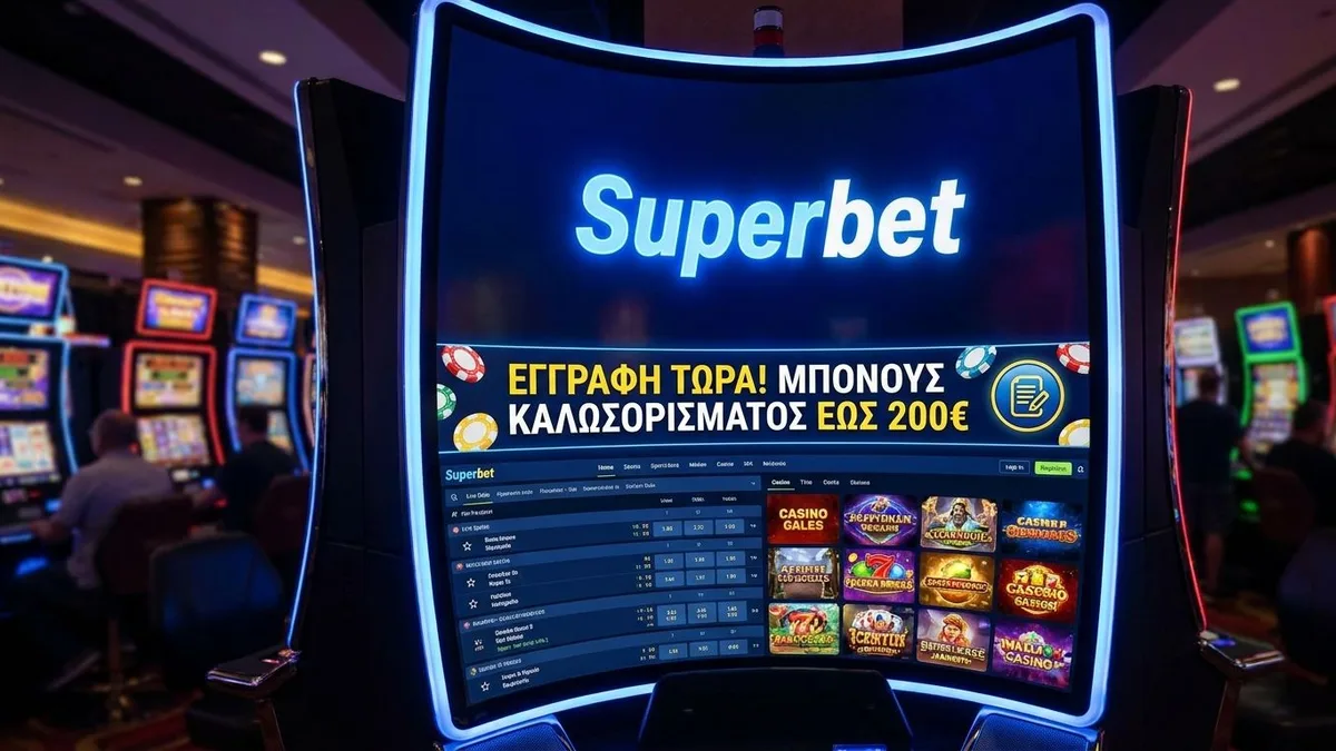 Εγγραφή με μπόνους στο Superbet